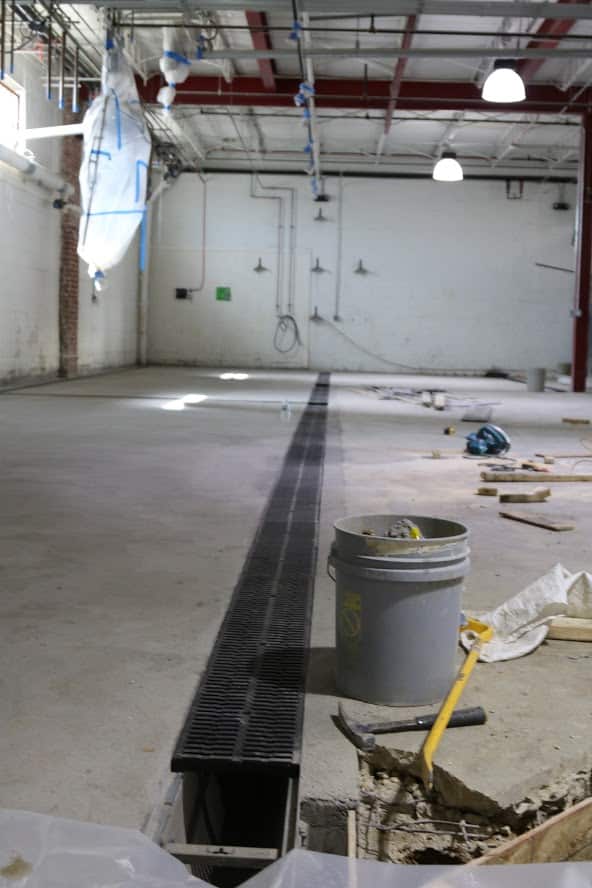 Finishedflooranddrainsystem AquaGuard Waterproofing