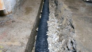 interior-drain-system-beltsville-md-aquaguard-waterproofing-2