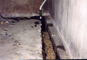 basement-drain-tile-beltsville-md-aquaguard-waterproofing-2