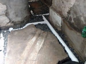 basement-drain-tile-beltsville-md-aquaguard-waterproofing-3